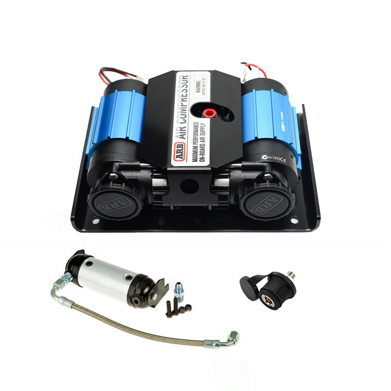 ARB | Twin 12V Onboard Compressor Kit - Bronco 2.3T / 2.7T / 3.0T 2021-2023