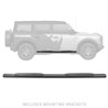 Go Rhino | 4" 1000 Series Side Steps w/ Mounting Bracket Kit - Bronco 2.3T / 2.7T 2021 Go Rhino Step Bars