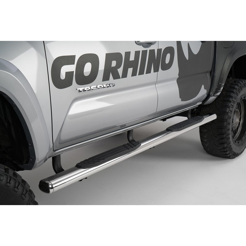 Go Rhino | 4" 1000 Series Side Steps w/ Mounting Bracket Kit - Tundra 4.0L / 4.7L / 5.7L 2007 Go Rhino Step Bars