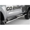 Go Rhino | 4" 1000 Series Side Steps w/ Mounting Bracket Kit - Ram 1500 3.0L / 3.6L / 5.7L 2019 Go Rhino Step Bars