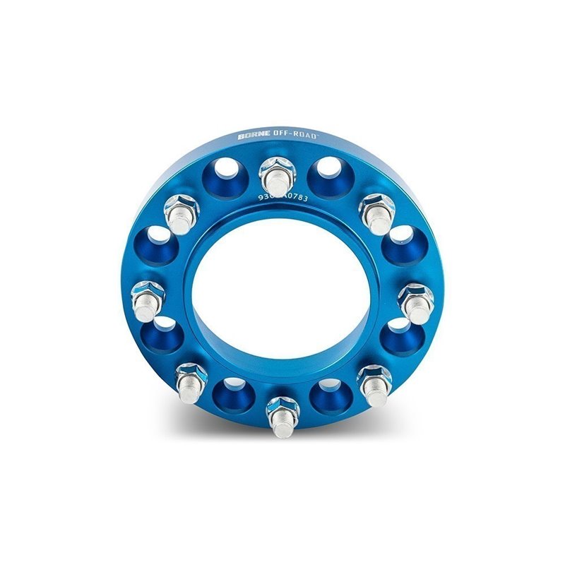 Mishimoto | Wheel Spacers, 8X165.1, 121.3mm Center Bore, M14 X 1.5, 38.1mm Thick, Blue - Ram 2500 / 3500 6.7L 2018-2023