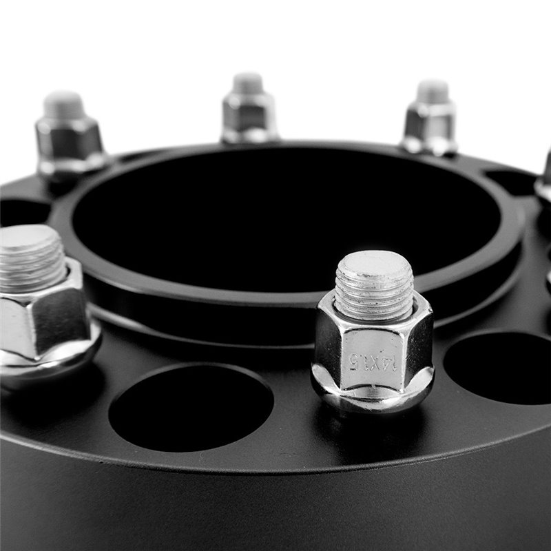 Mishimoto | Wheel Spacers, 8X165.1, 121.3mm Center Bore, M14 X 1.5, 50mm Thick, Black - Ram 2500 / 3500 6.7L 2018-2023 Mishim...
