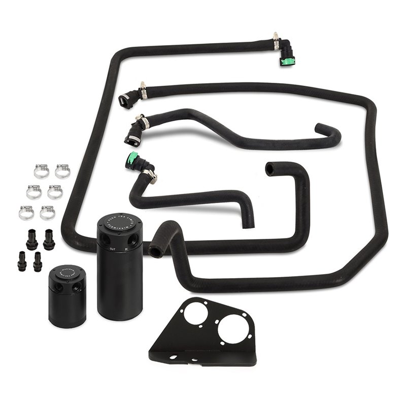 Mishimoto | Baffled Oil Catch Can, fits Ford F-150 3.5L EcoBoost 2021.5+ - F-150 3.5T 2021