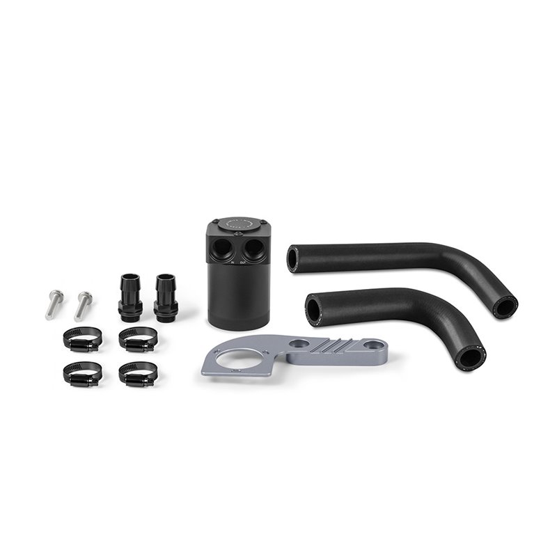 Mishimoto | Baffled Oil Catch Can, fits BMW F8X M3/M4 2015-2020, Frozen Dark Grey Metallic - BMW 3.0T 2015-2020 Mishimoto Oil...