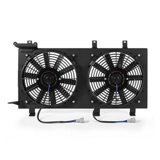 Mishimoto | Subaru Impreza WRX and STI Performance Aluminum Fan Shroud Kit, 2001-2007, Black - 9-2X / WRX / WRX STi 2.0T / 2.5L 