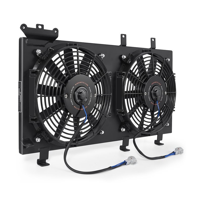 Mishimoto | Subaru Impreza WRX and STI Performance Aluminum Fan Shroud Kit, 2001-2007, Black - 9-2X / WRX / WRX STi 2.0T / 2.5L 