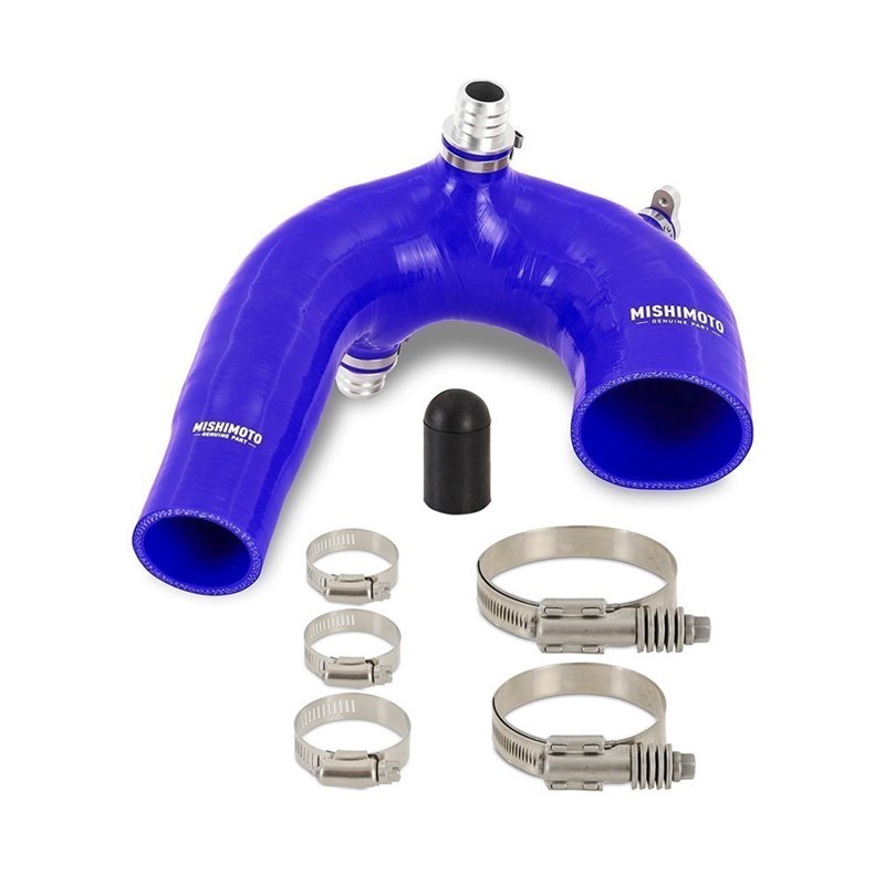 Mishimoto | Silicone Intake J-Tube, Fits Polaris RZR XP Turbo 2016+, Blue Mishimoto Coolant Hoses