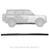 Go Rhino | 5" 1000 Series Side Steps w/ Mounting Brackets Kit - Bronco 2.3T / 2.7T 2021 Go Rhino Step Bars