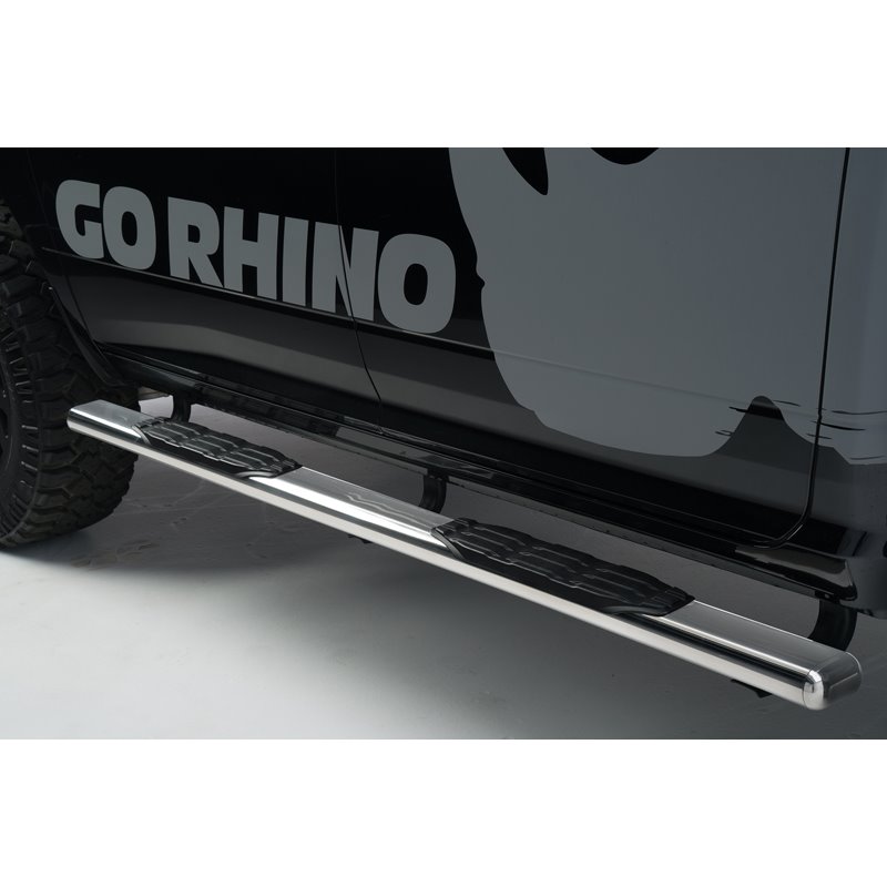 Go Rhino | 5" 1000 Series Side Steps w/ Mounting Brackets Kit - Ram 1500 / Classic 2015-2019 Go Rhino Step Bars