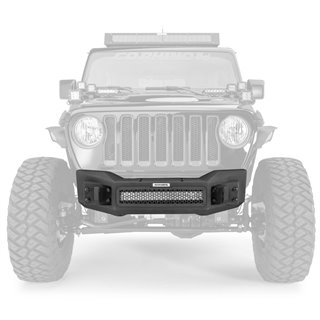 Go Rhino | Rockline Winch-Ready Front Stubby Bumper - Gladiator / Wrangler (JK) / (JL) 2007-2023