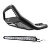 Go Rhino | RC4 LR Bull Bar w/ Mounting Brackets, Single Row 20" Light Bar Kit - Silverado 1500 / Limited 2019-2022