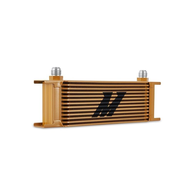 Mishimoto | Universal 13-Row Oil Cooler, Gold