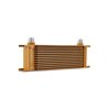 Mishimoto | Universal 13-Row Oil Cooler, Gold