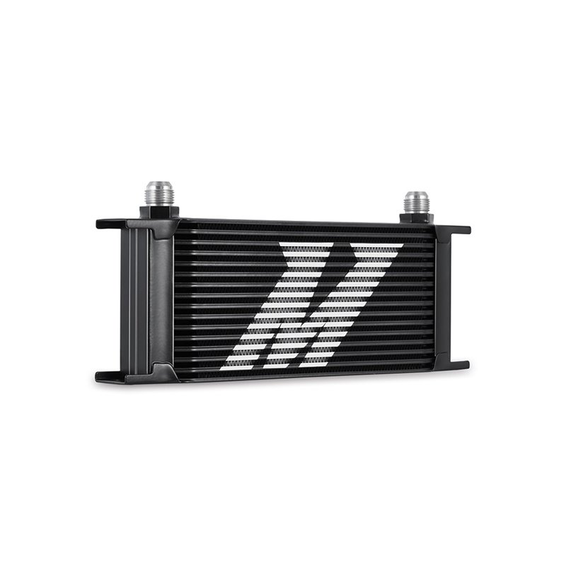 Mishimoto | Universal Thermostatic Oil Cooler Kit, 16-Row, Black