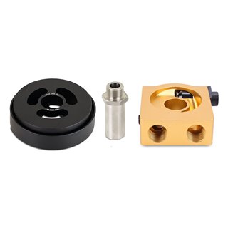 Mishimoto | Thermostatic Oil Sandwich Plate Adapter, 2013+ Subaru BRZ/Toyota 86/Scion FRS - FR-S / BRZ / 86 2.0L / 2.4L 2013-...