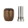 Mishimoto | Short Steel Core Wood Shift Knob, Walnut Wood