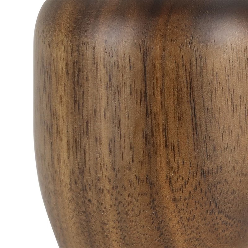 Mishimoto | Short Steel Core Wood Shift Knob, Walnut Wood