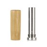 Mishimoto | Tall Steel Core Wood Shift Knob, Beech Wood Mishimoto Shift Knobs