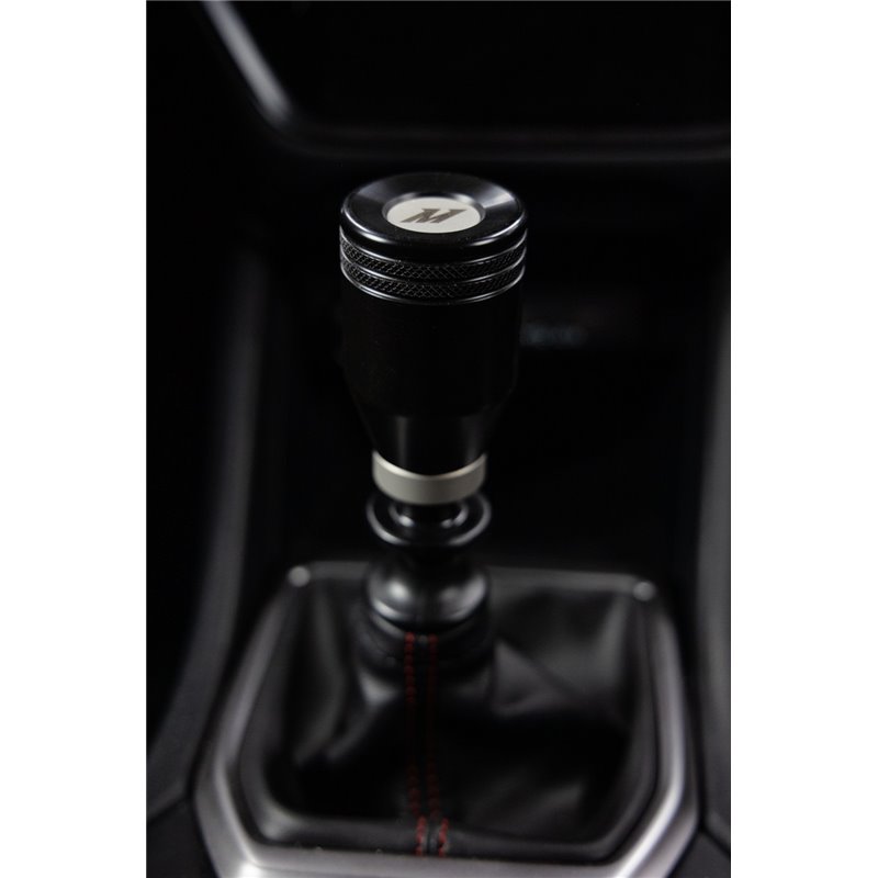 Mishimoto | Weighted Shift Knob, Black Shell, Silver Core - WRX 2.4T 2022-2023
