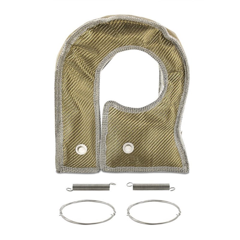 Mishimoto | Titanium Turbo Blanket, Fits Chevrolet/GMC 6.6L Duramax 2001-2004 - Silverado 2500 HD 6.0L / 6.6L / 8.1L 2001-2004