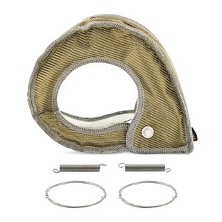 Mishimoto | Titanium Turbo Blanket, Fits Chevrolet/GMC 6.6L Duramax 2017-2019 - Silverado 2500 HD / 3500 HD 6.0L / 6.6L 2017-201