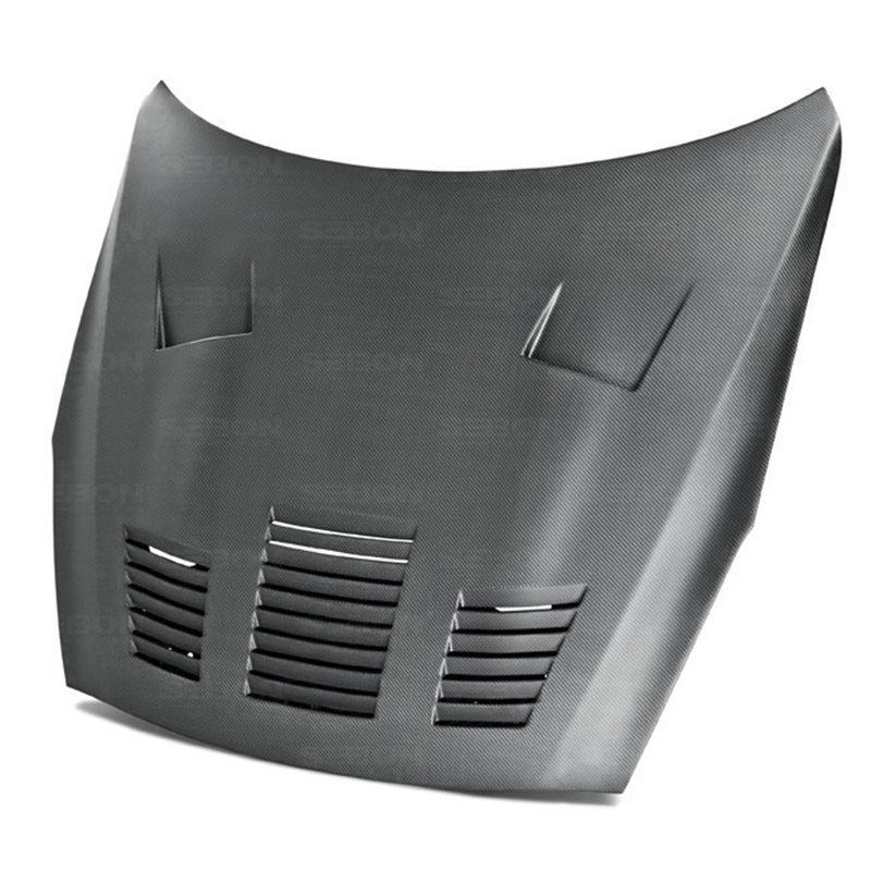 SEIBON Carbon | HD0910NSGTR-GT-DRY, GT-style DRY CARBON hood for 2009-2015 Nissan GTR*ALL DRY CARBON PRODUCTS ARE MATTE FINIS...