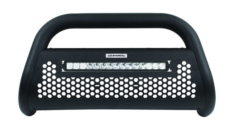 Go Rhino | RC2 LR Bull Bar w/ Mounting Brackets, Single Row 20" Light Bar Kit - Tacoma 2.7L / 3.5L 2016-2023