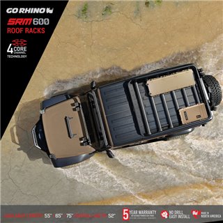 Go Rhino | SRM600 55" Tubular Basket-Style Roof Rack