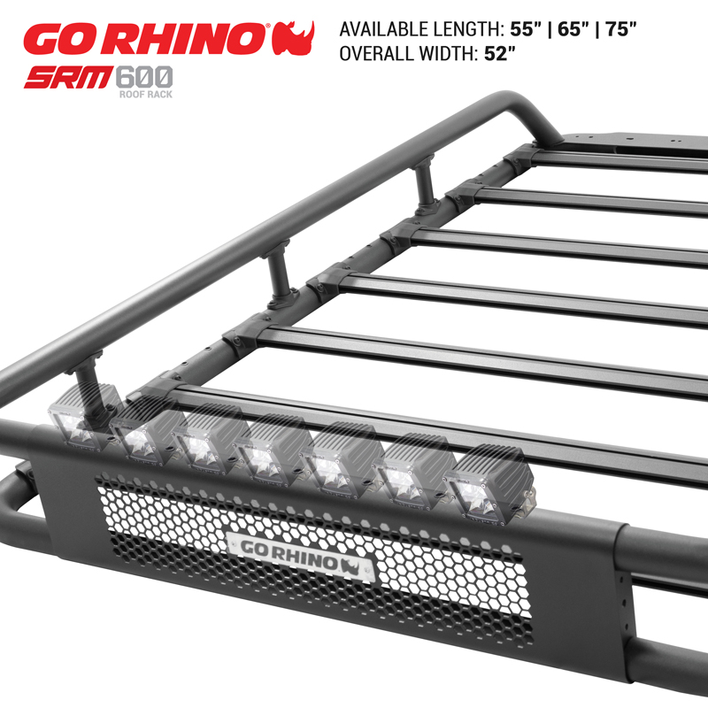 Go Rhino | SRM600 55" Tubular Basket-Style Roof Rack