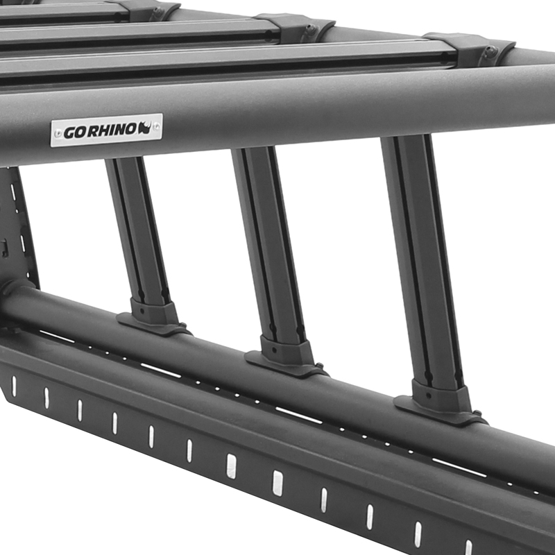 Go Rhino | XRS Overland Xtreme Rack - Mid-Size Trucks - Chevrolet / Ford / GMC / Nissan / Toyota 2006-2023