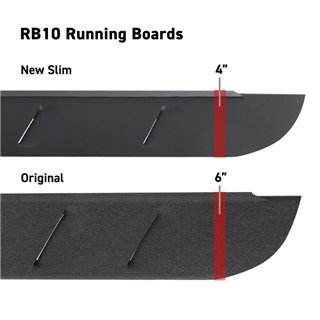 Go Rhino | RB10 Slim Line Running Boards w/ Mounting Brackets Kit - Chevrolet / GMC 2014-2019