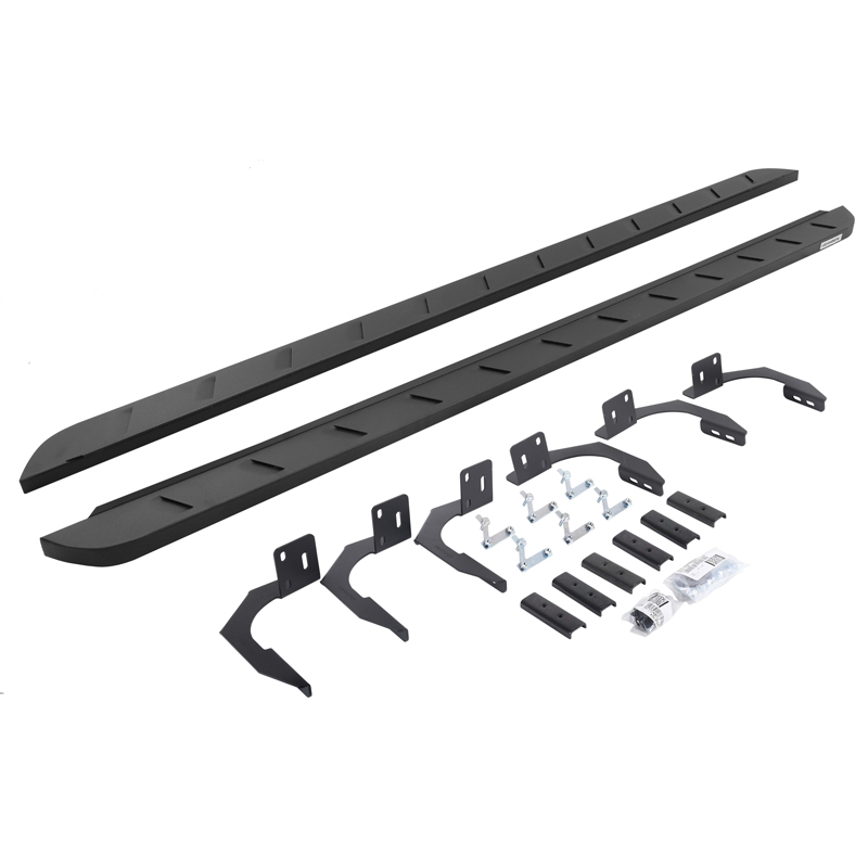 Go Rhino | RB10 Slim Line Running Boards w/ Mounting Brackets Kit - Ram 1500 / 2500 / 3500 2009-2011 Go Rhino Step Bars