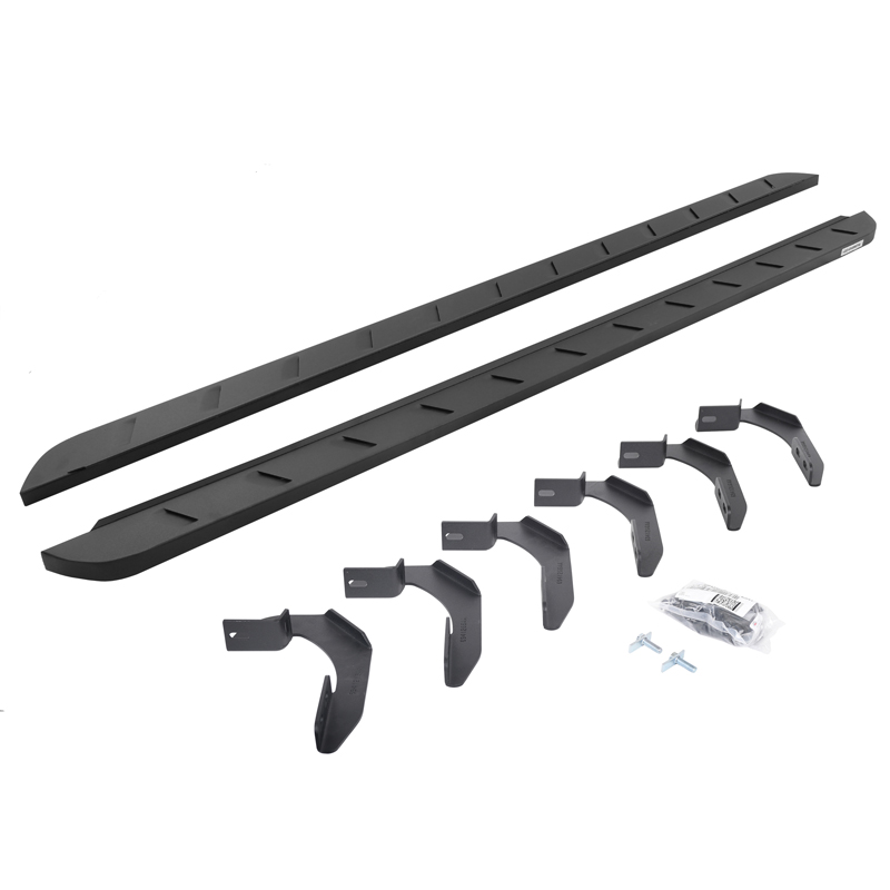 Go Rhino | RB10 Slim Line Running Boards w/ Mounting Brackets Kit - F-150 2004-2014