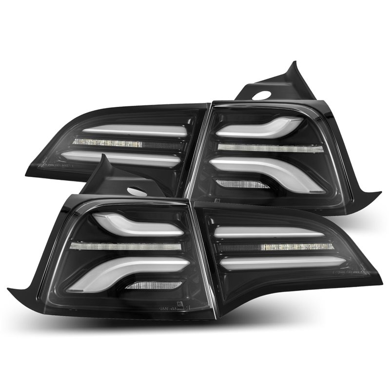 AlphaRex | LED Taillights Jet Black - Y 2020-2022 AlphaRex Headlights