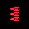 AlphaRex | LED Taillights Black-Red - Silverado / Sierra 1500 / 2500 HD / 3500 HD 2014-2019 AlphaRex Headlights