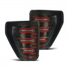 AlphaRex | LED Taillights Black Red - F-150 2021-2023 AlphaRex Headlights