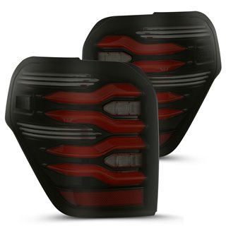 AlphaRex | LED Taillights Black-Red - 4Runner 2.7L / 4.0L 2010-2022 AlphaRex Tail Lights