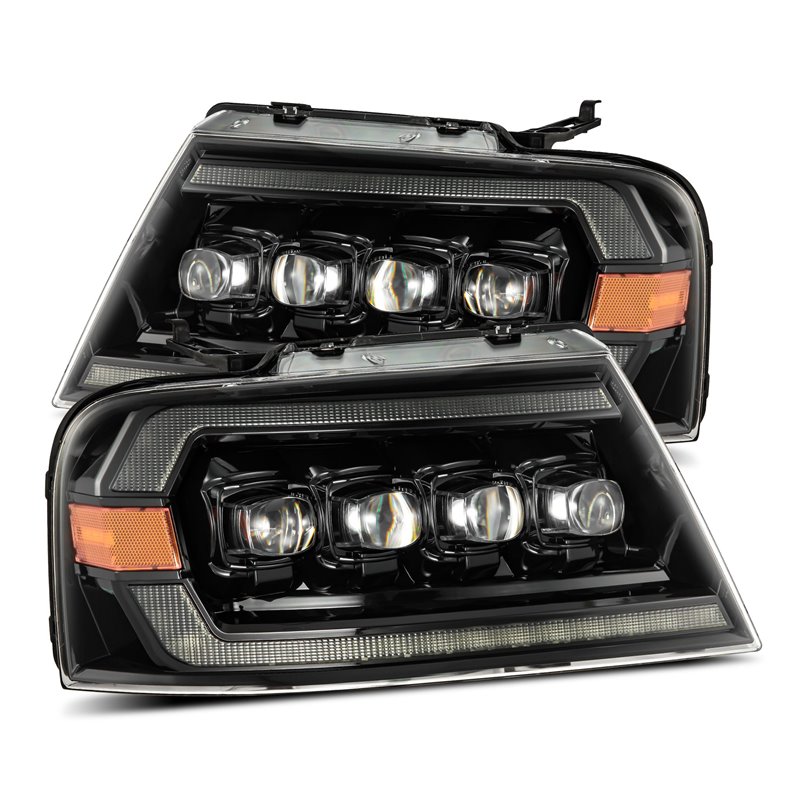 AlphaRex | LED Projector Headlights in Alpha-Black - F-150 / Mark LT  2004-2008