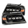 AlphaRex | LED Projector Headlights in Alpha-Black - F-150 / Mark LT  2004-2008