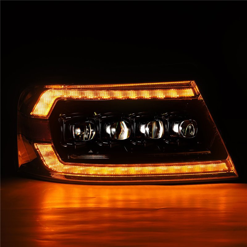 AlphaRex | LED Projector Headlights in Alpha-Black - F-150 / Mark LT  2004-2008