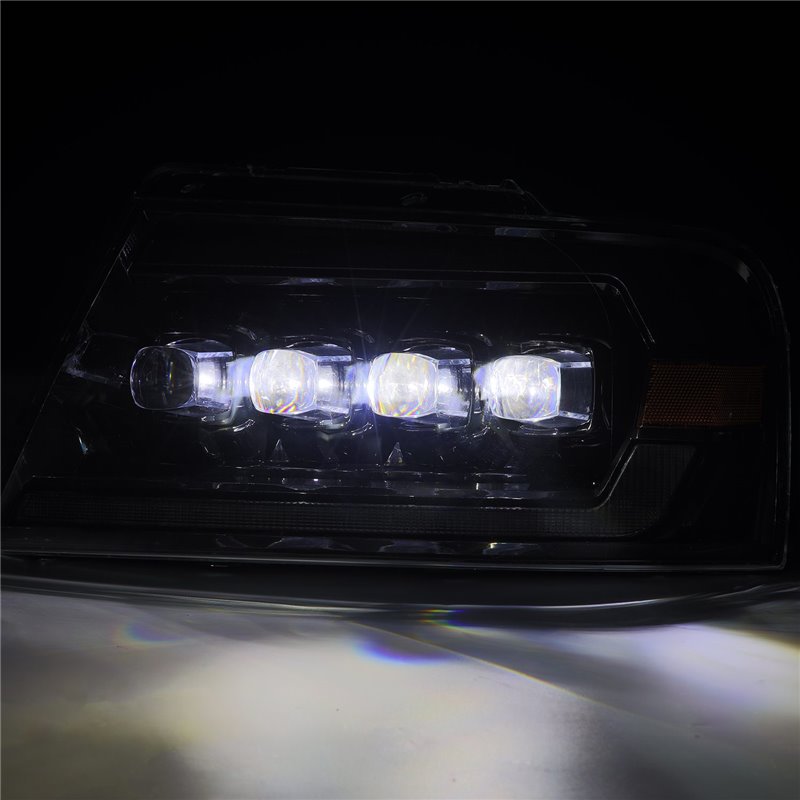 AlphaRex | LED Projector Headlights in Alpha-Black - F-150 / Mark LT  2004-2008