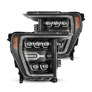 AlphaRex | LED Projector Headlights in Black - F-150 2021-2023 AlphaRex Headlights