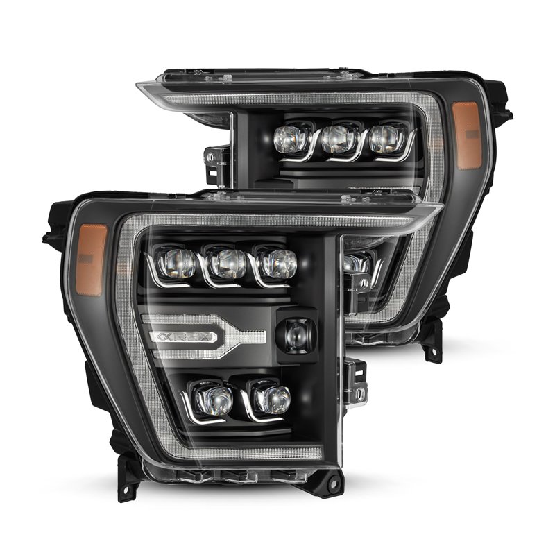 AlphaRex | LED Projector Headlights in Black - F-150 2021-2023 AlphaRex Headlights