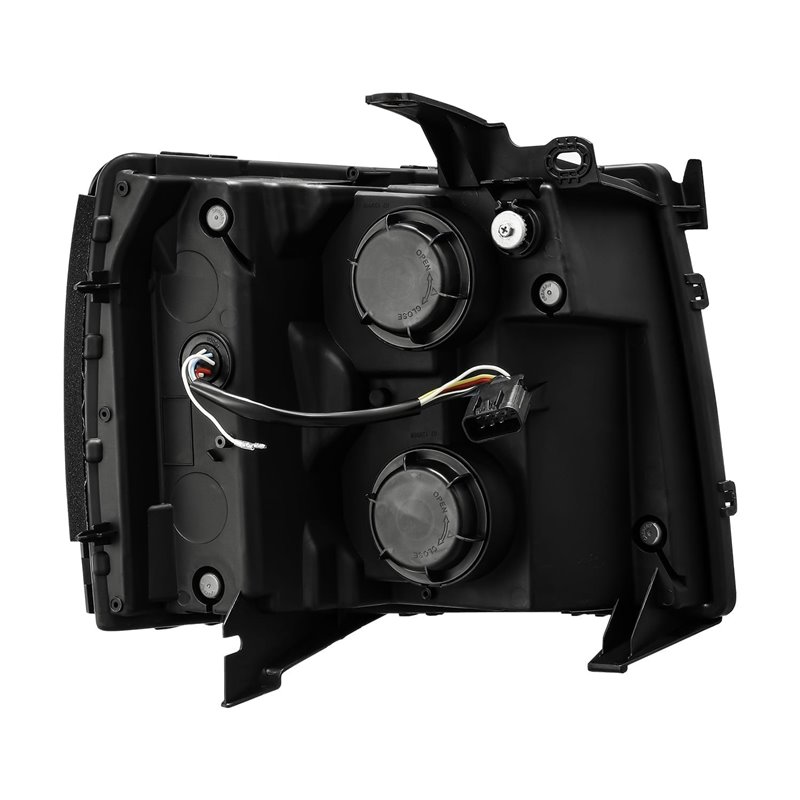AlphaRex | Projector Headlights Jet Black - Silverado 1500 / 3500 HD 2007-2014