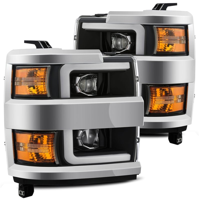 AlphaRex | Projector Headlights Black - Silverado 2500 HD / 3500 HD 6.0L / 6.6L 2015-2019 AlphaRex Headlights
