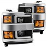 AlphaRex | Projector Headlights Black - Silverado 2500 HD / 3500 HD 6.0L / 6.6L 2015-2019 AlphaRex Headlights