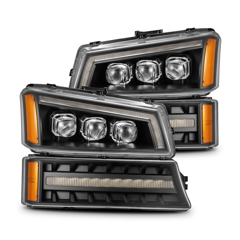 AlphaRex | Projector Headlights Black - Silverado 1500 / 2500 HD 2003-2006 AlphaRex Headlights