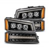 AlphaRex | Projector Headlights Black - Silverado 1500 / 2500 HD 2003-2006 AlphaRex Headlights
