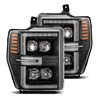 AlphaRex | LED Projector Headlights in Black - F-250 / F-350 2008-2010