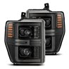 AlphaRex | LED Projector Headlights in Alpha-Black - F-250 / F-350 2008-2010